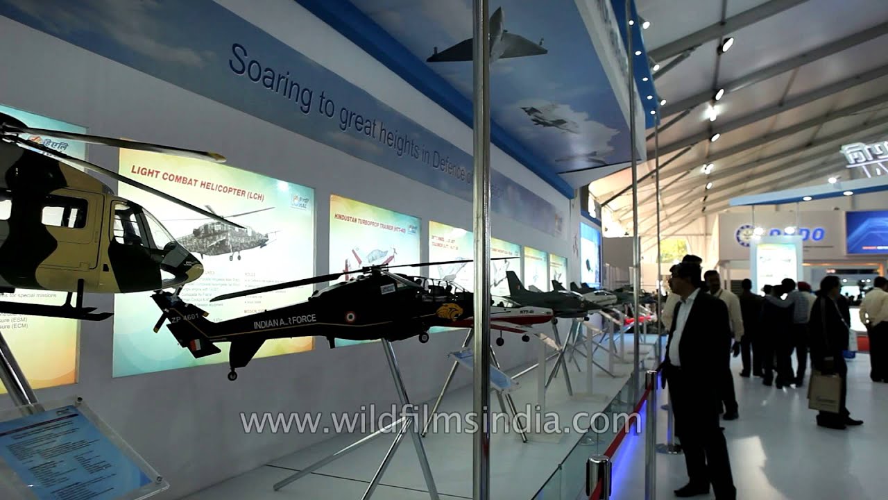 Aircraft division of Hindustan Aeronautics Limited (HAL) at Defexpo.