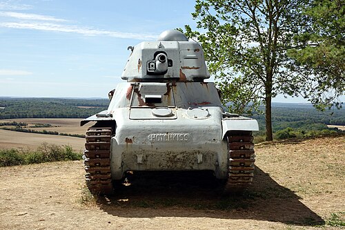 Hotchkiss CC2 Cargo Nachschubpanzer at the Swabian Farmers and Technology Museum. 23-4-2023 (54933090744.