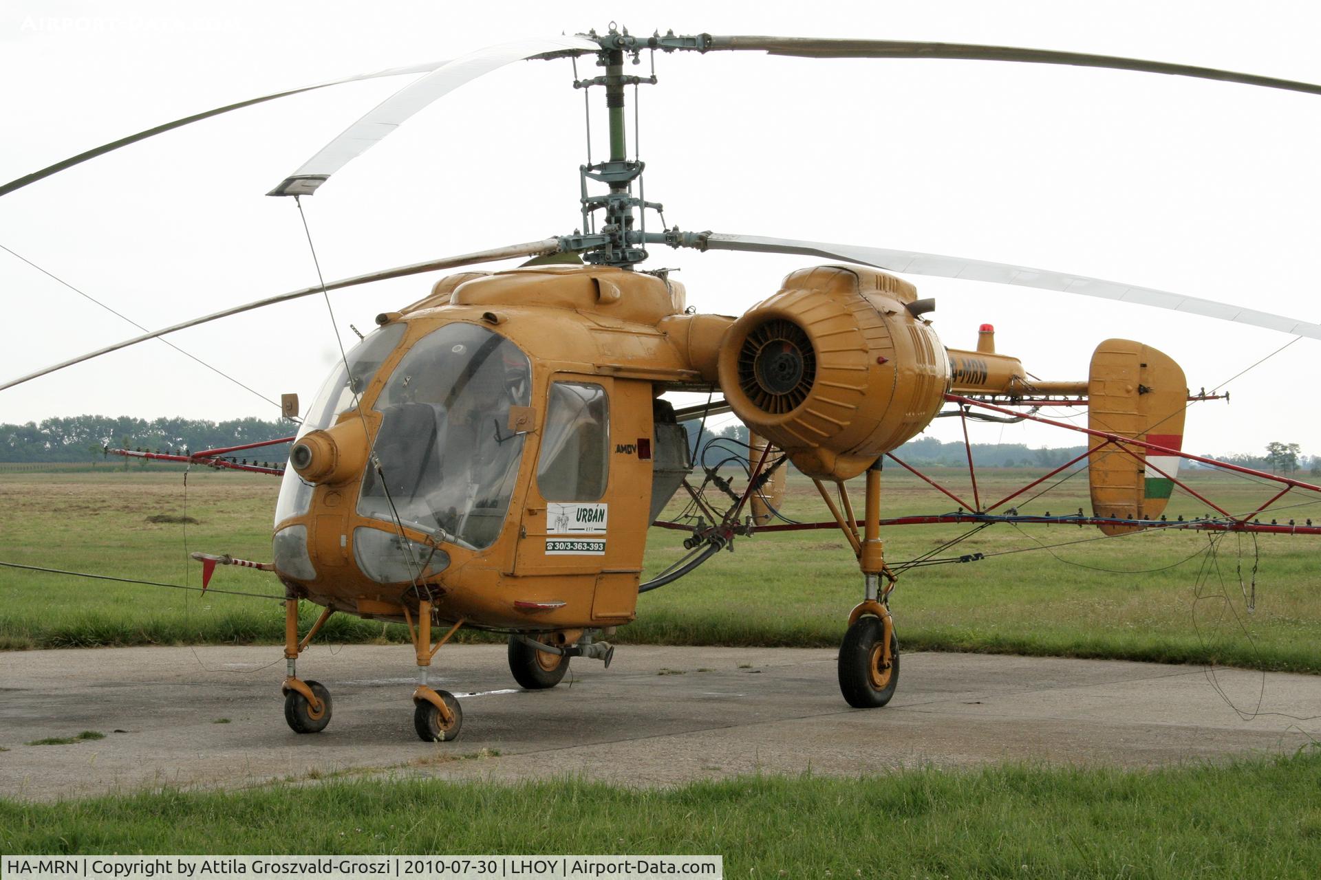 Aircraft HA-MRN (1970 Kamov Ka-26 Hoodlum C/N 7001506) Photo by Attila.