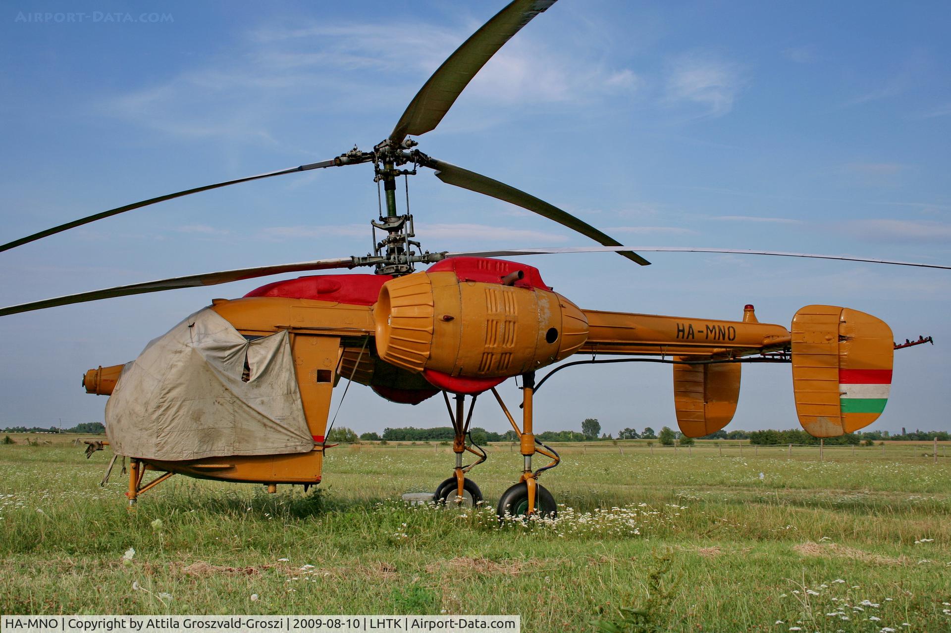 Aircraft HA-MNO (1975 Kamov Ka-26 Hoodlum C/N 7505205) Photo by Attila.