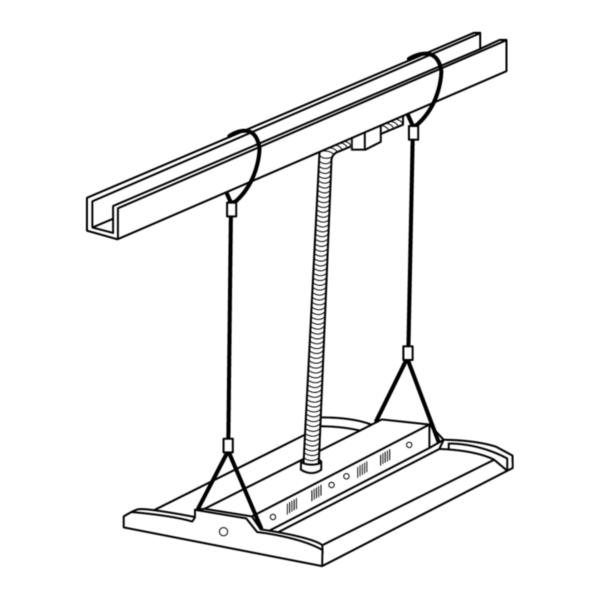 KT-HBLED-CABLE-KIT | Keystone Aircraft Cable Hanging kit.