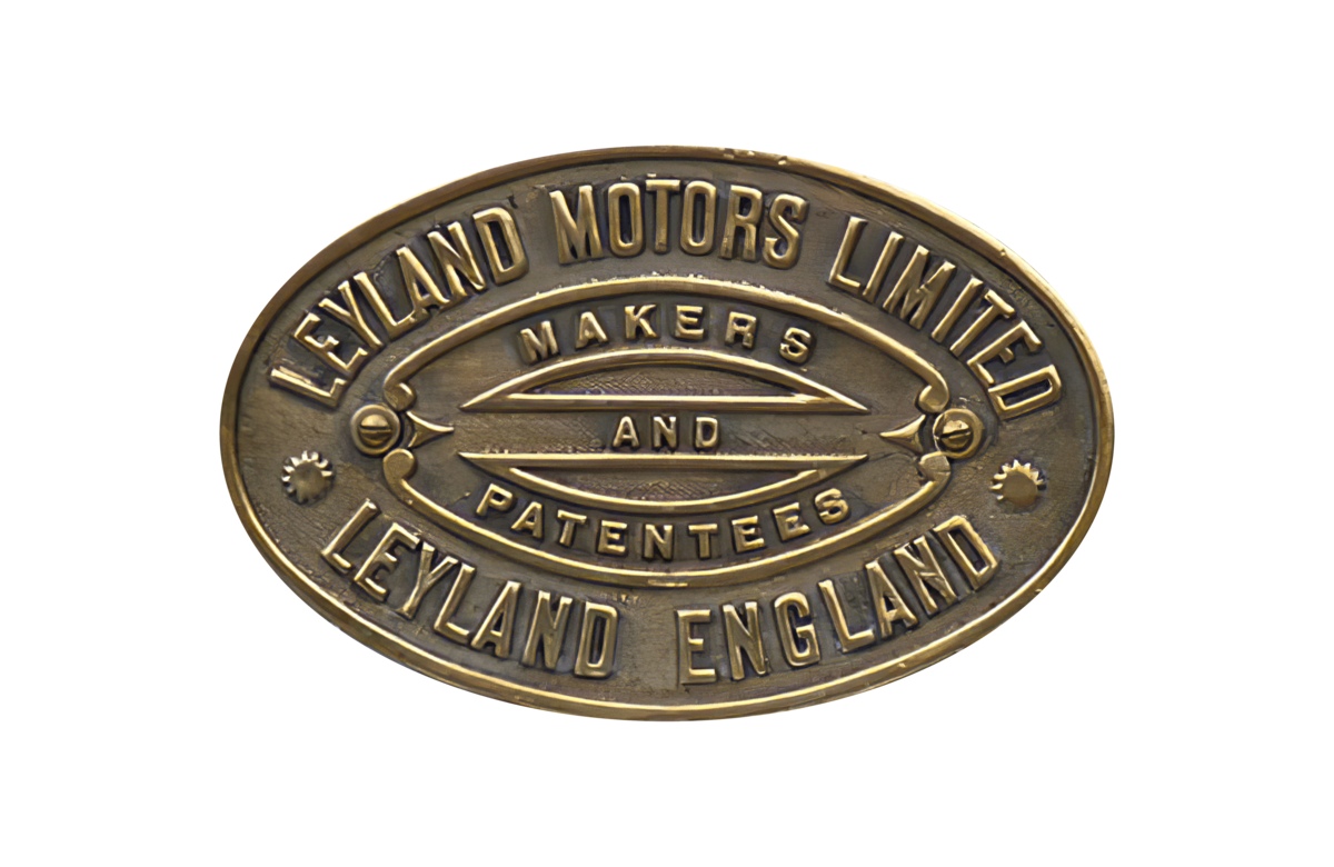 Leyland manufacturer logo.