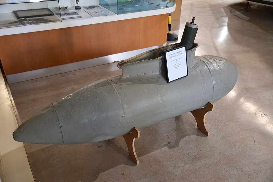 Mitsubishi A6M2 Zero drop tank Darwin Aviation Museum, 2023 (01.