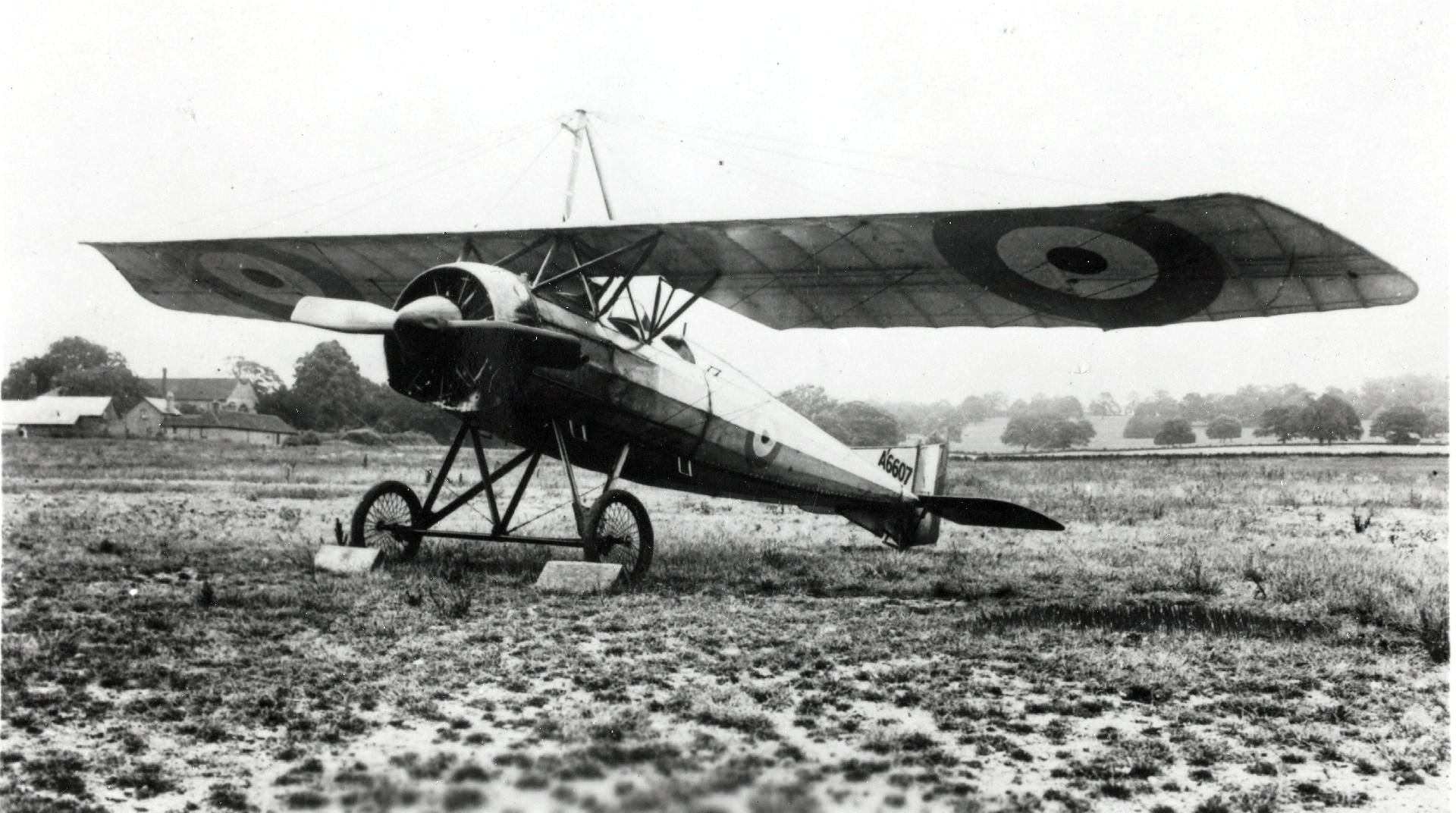 Morane-Saulnier Morane Saulnier P French First World War reconnaissance aircraft in RFC markings.