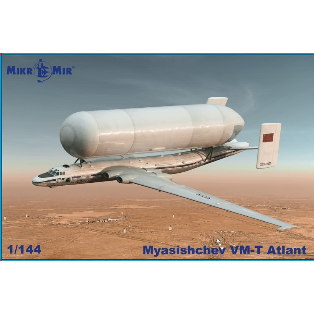 Mikro Mir 144-035 - 1/144 Myasishchev VM-T Atlant, scale plastic model.