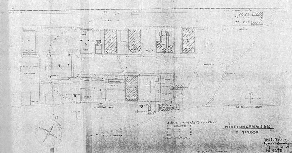 Plan Nibelungenwerk.
