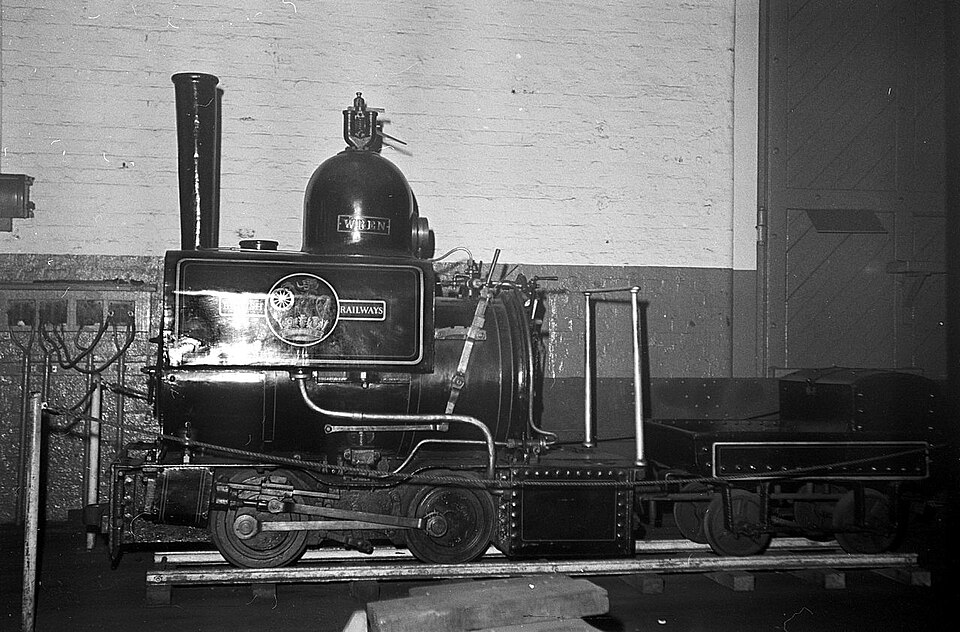0-4-0 tank locomotive 'Wren' at Horwich Works – 1963 - geograph.org.uk - 6465035.