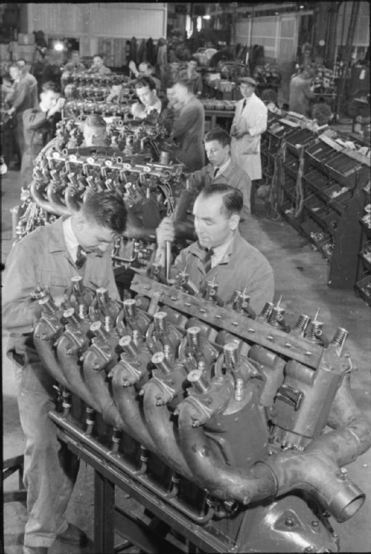 British tank production in England, 1941.
