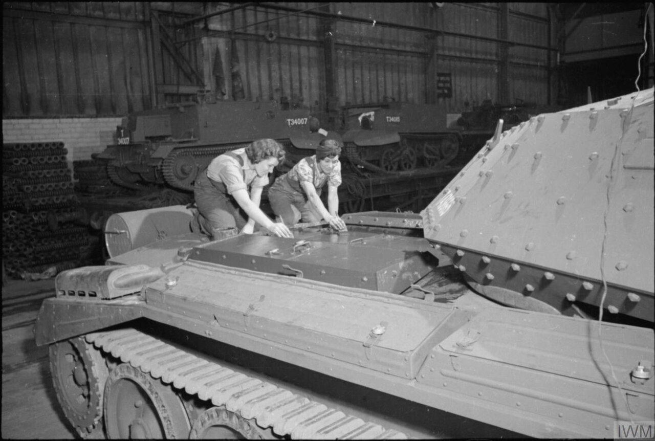 British tank production in England, 1941.