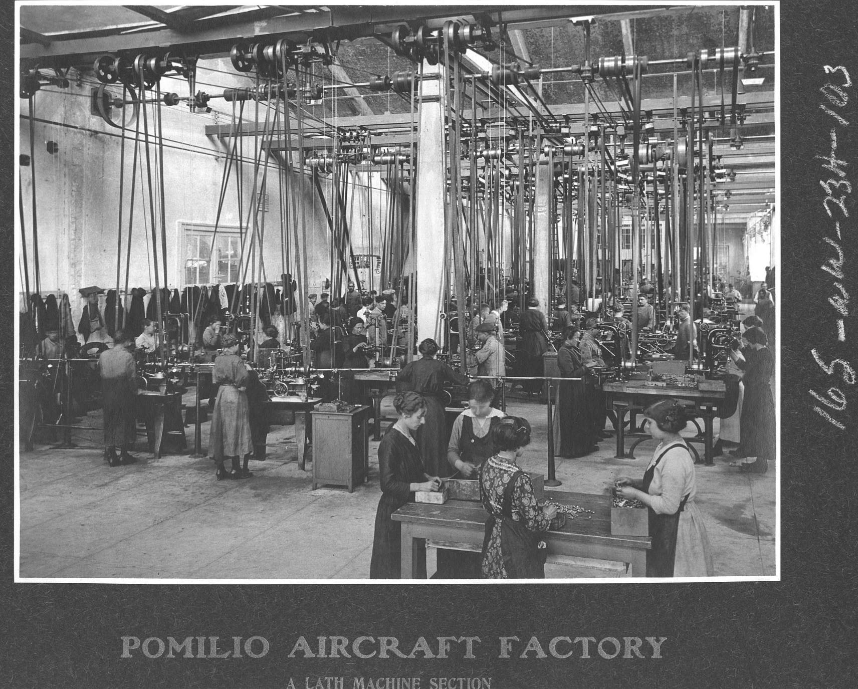 Solve p-Airplanes - Types - Pomilio Aircraft Factory. A lathe machine.