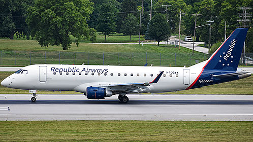 Republic Airways Embraer Aircraft.