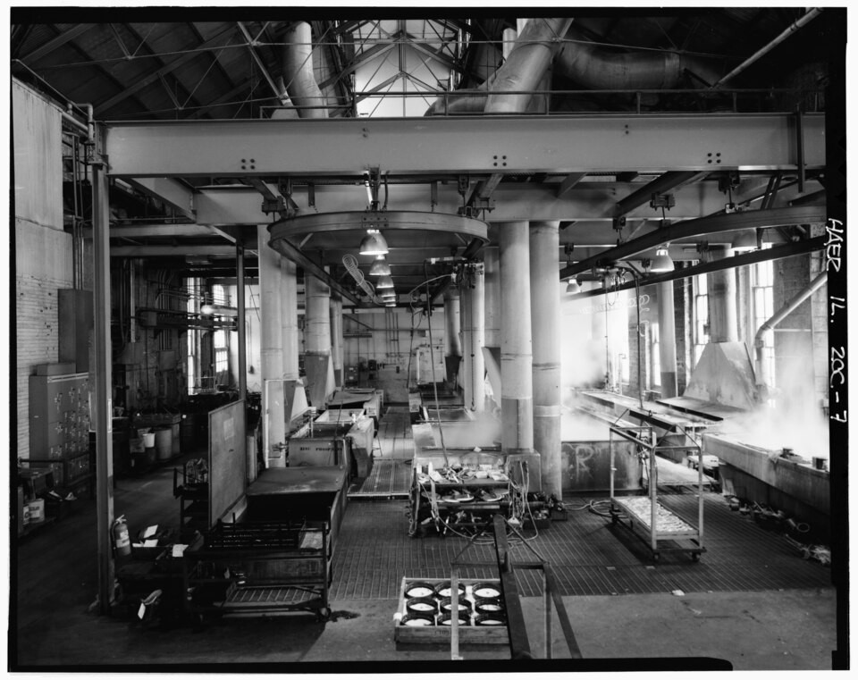 Rock Island Arsenal Building 64 acid tanks for the manufacturer gallery.