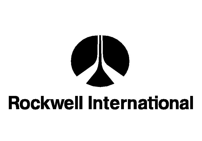 Rockwell International company logo.