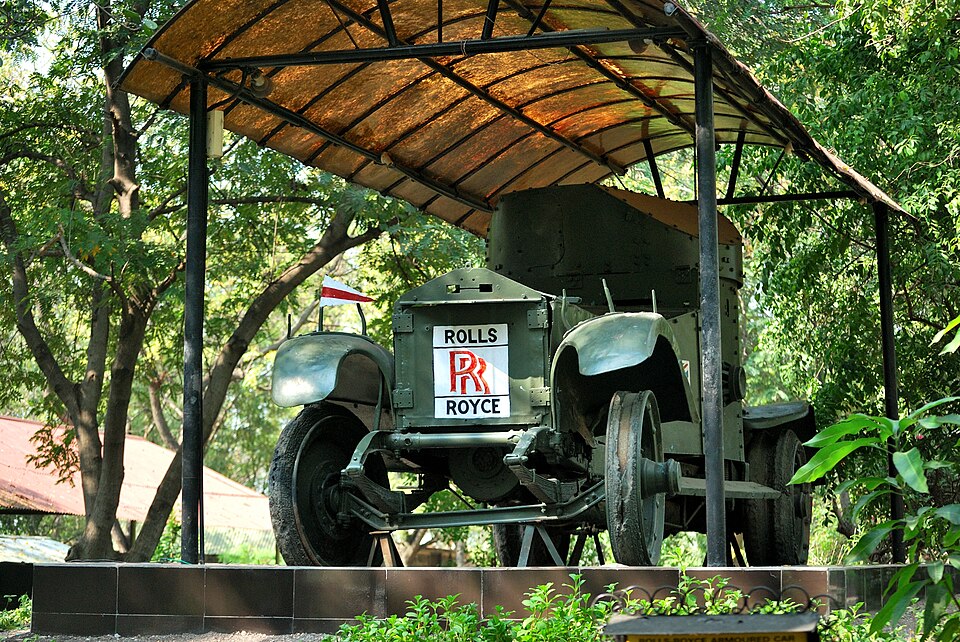 Ahmednagar Cavalry Tank Museum Rolls Royce Armoured Car.
