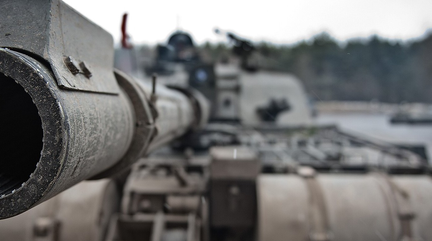 Challenger 2 main battle tank detail for the Royal Ordnance manufacturer gallery.