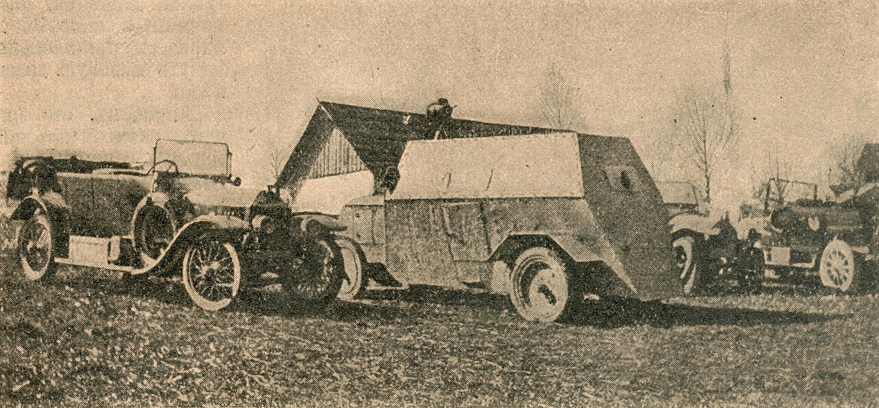 Russo-Balt armoured car, 1916.
