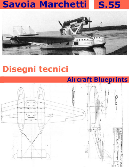 Savoia Marchetti S.55 Technical Diagrams and Drawings.