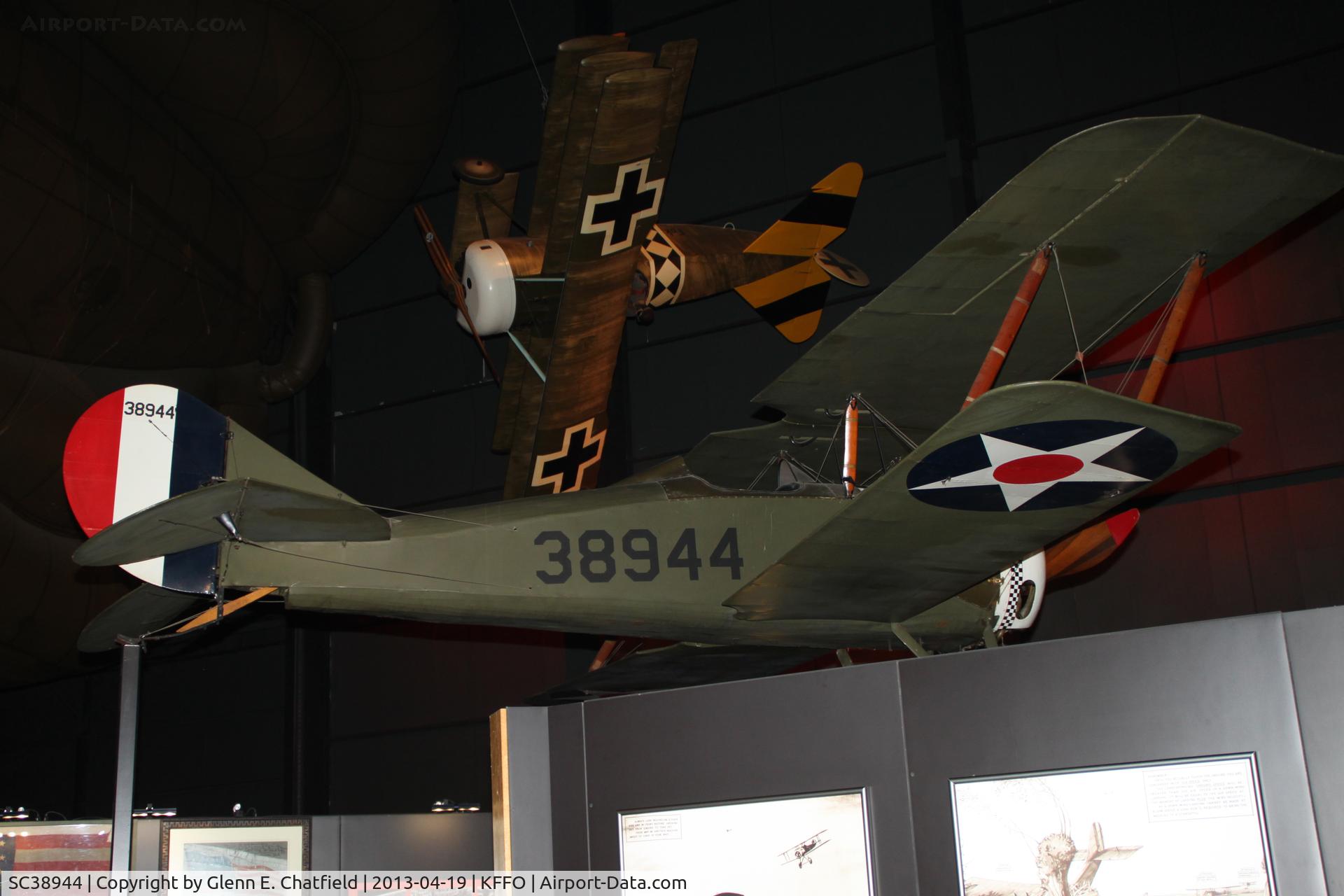 Aircraft SC38944 (1917 Thomas-Morse S-4C Scout C/N 160) Photo by Glenn.