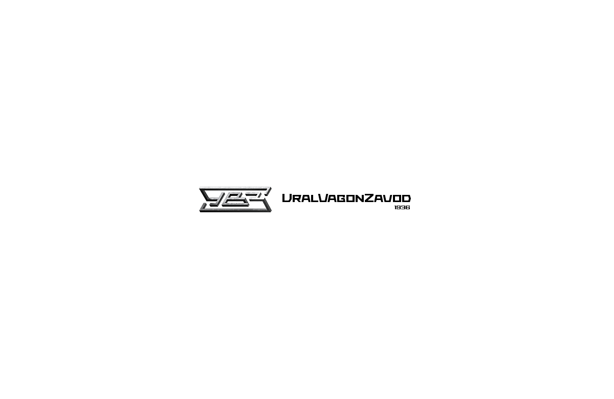 Uralvagonzavod manufacturer logo.