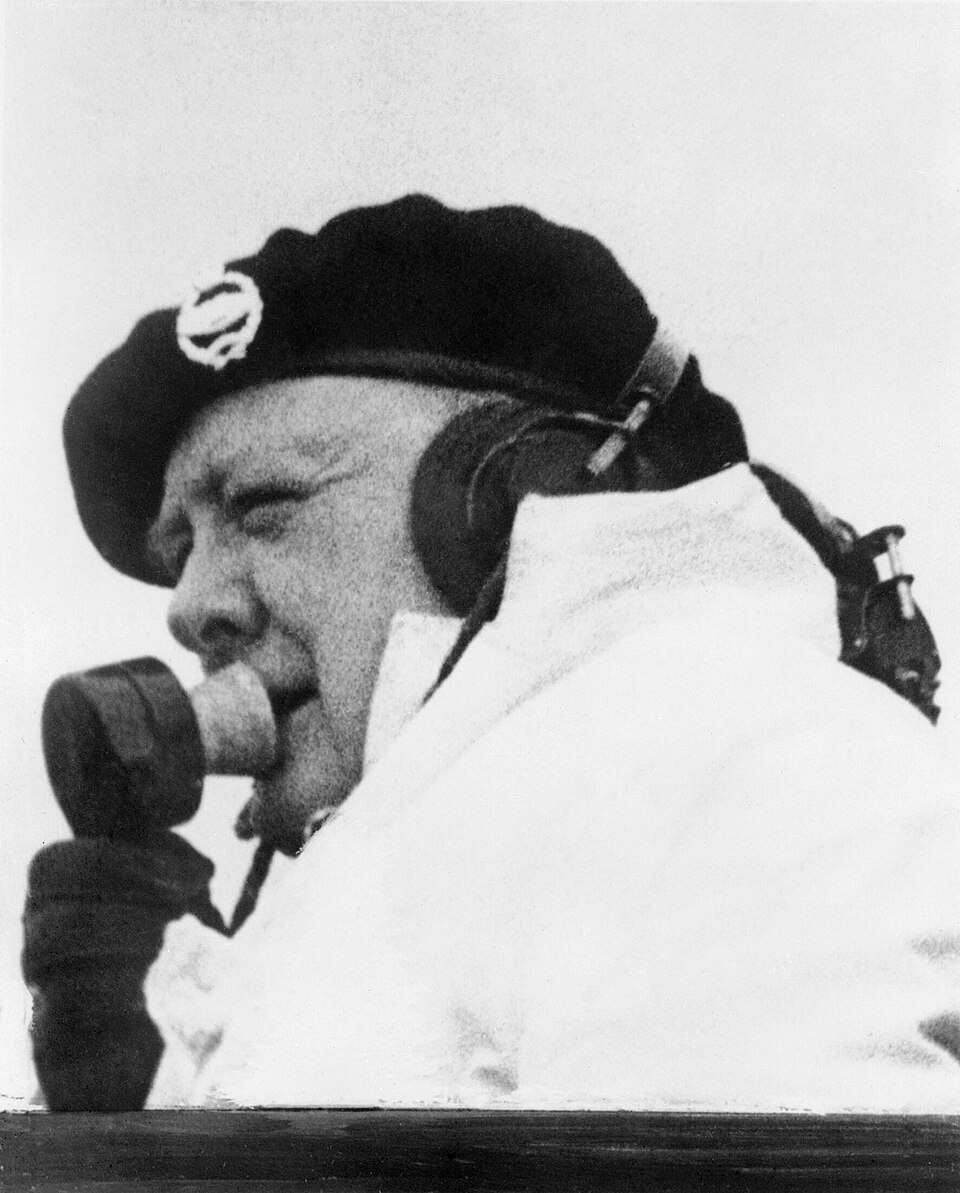 File:Winston Churchill uses a radio set in the turret of a Churchill Mk I tank during a demonstration at the Vauxhall plant at Luton, 23 May 1941. H11842.jpg for the POLIS manufacturer profile.