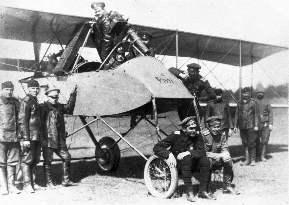Voisin airplanes in Russia.