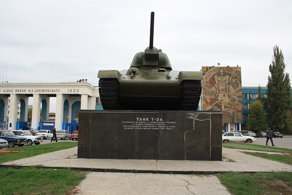 File:T-34 near the Volgograd Tractor Factory 002.JPG for the POLIS manufacturer profile.