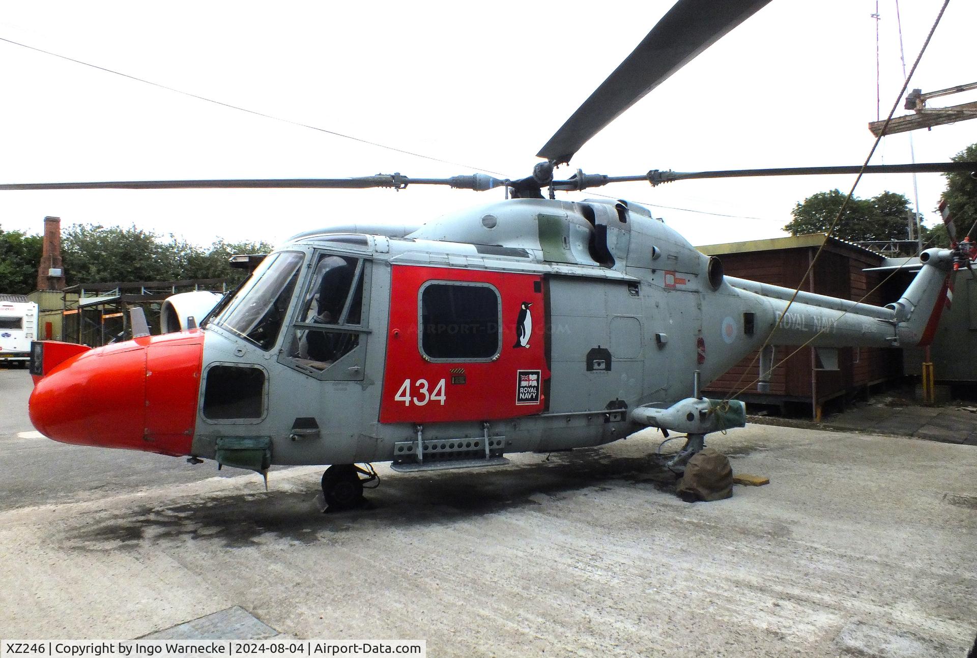 Aircraft XZ246 (1978 Westland Lynx HAS.3S(ICE) C/N 070) Photo by Ingo.