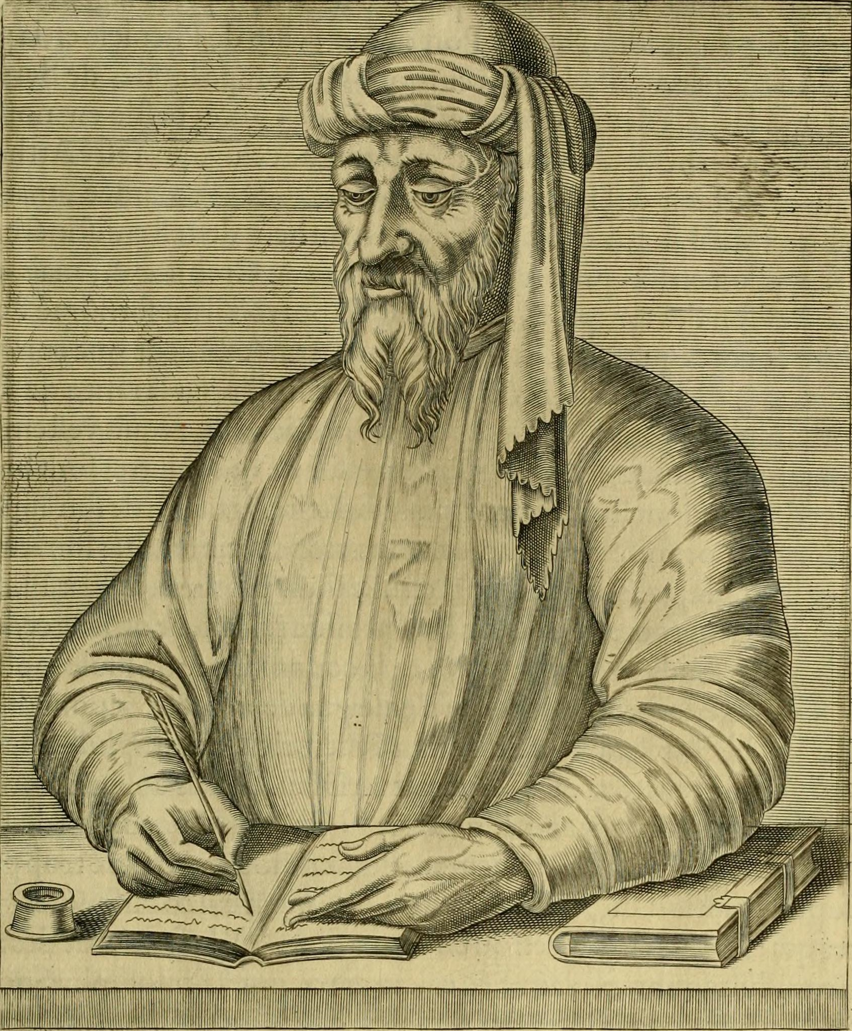 Porphyry of Tyre in Andre Thevet's portrait collection