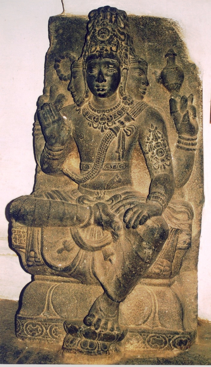 Prajapati sculpture at the Government Museum Chennai