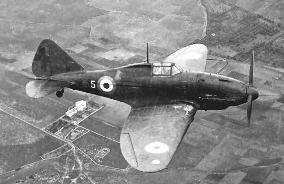 Reggiane Re.2001 Falco II in flight