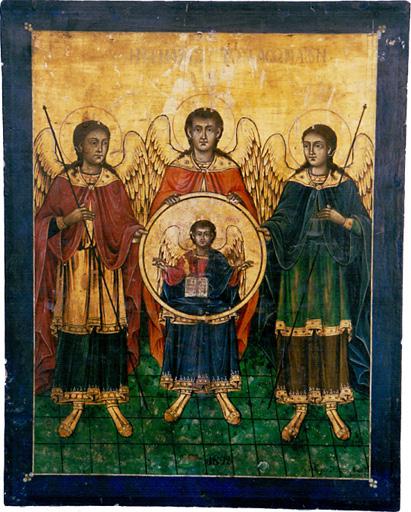 Assembly of the Heavenly Powers icon