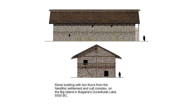 Stone structure from a Neolithic cult complex at Durankulak