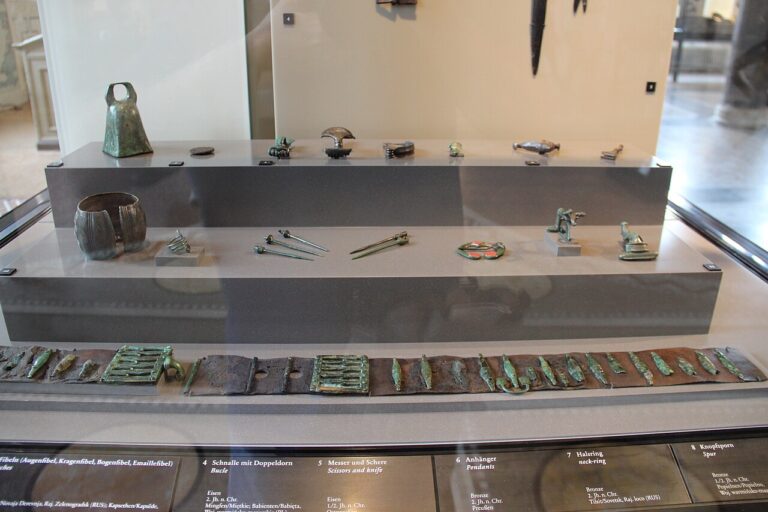Burial goods from a Baltic tribal context