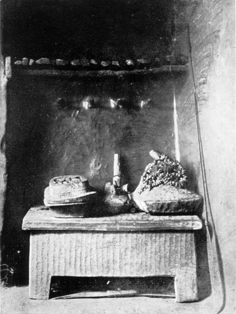 Igbo ancestral shrine at Onica Olona