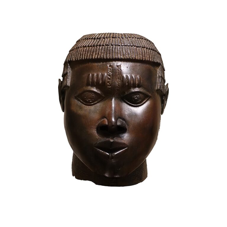Benin royal shrine head