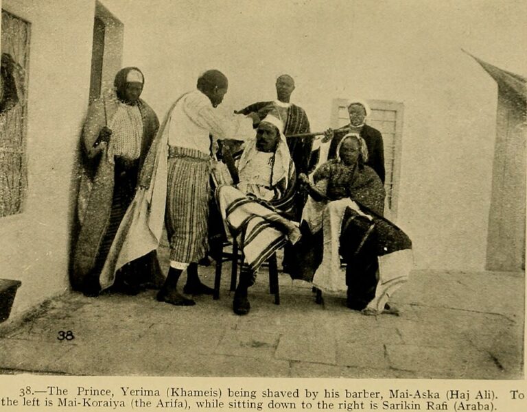 Historical image from a study of Bori spirit practice
