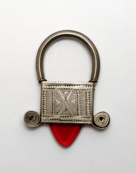 Silver amulet associated with Saharan tradition