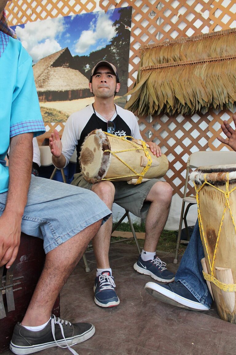 Garifuna drumming performance