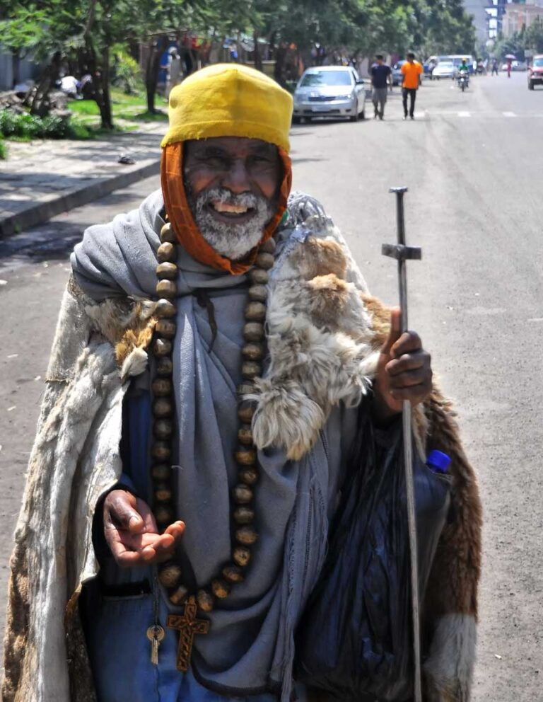 Orthodox pilgrim in Ethiopia