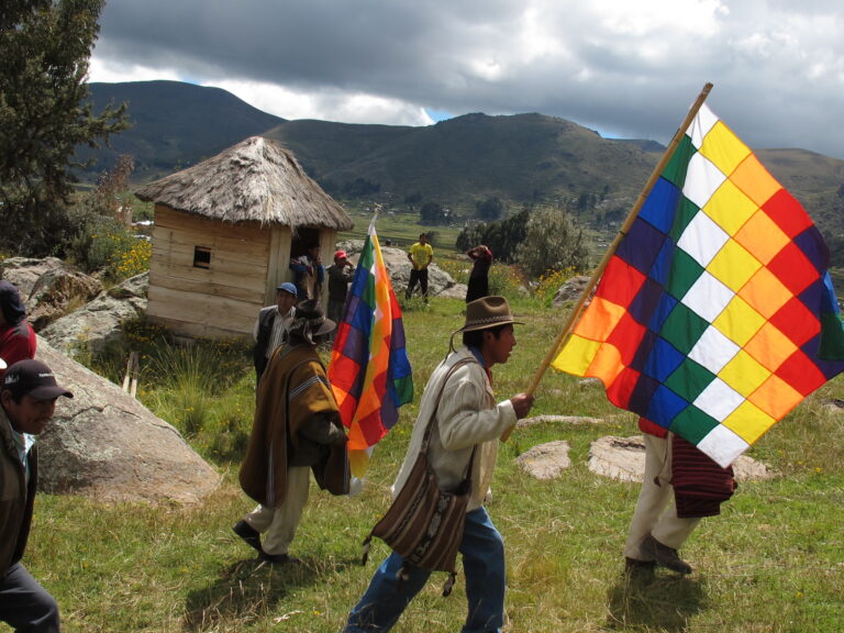 Aymara ceremony in Copacabana