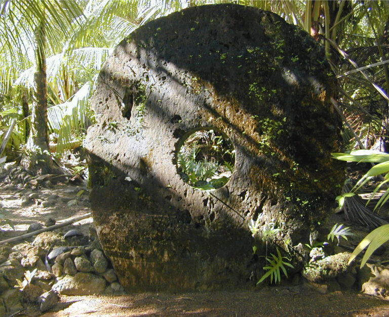 Stone money on Yap