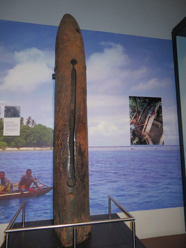 Slit gong from Vanuatu
