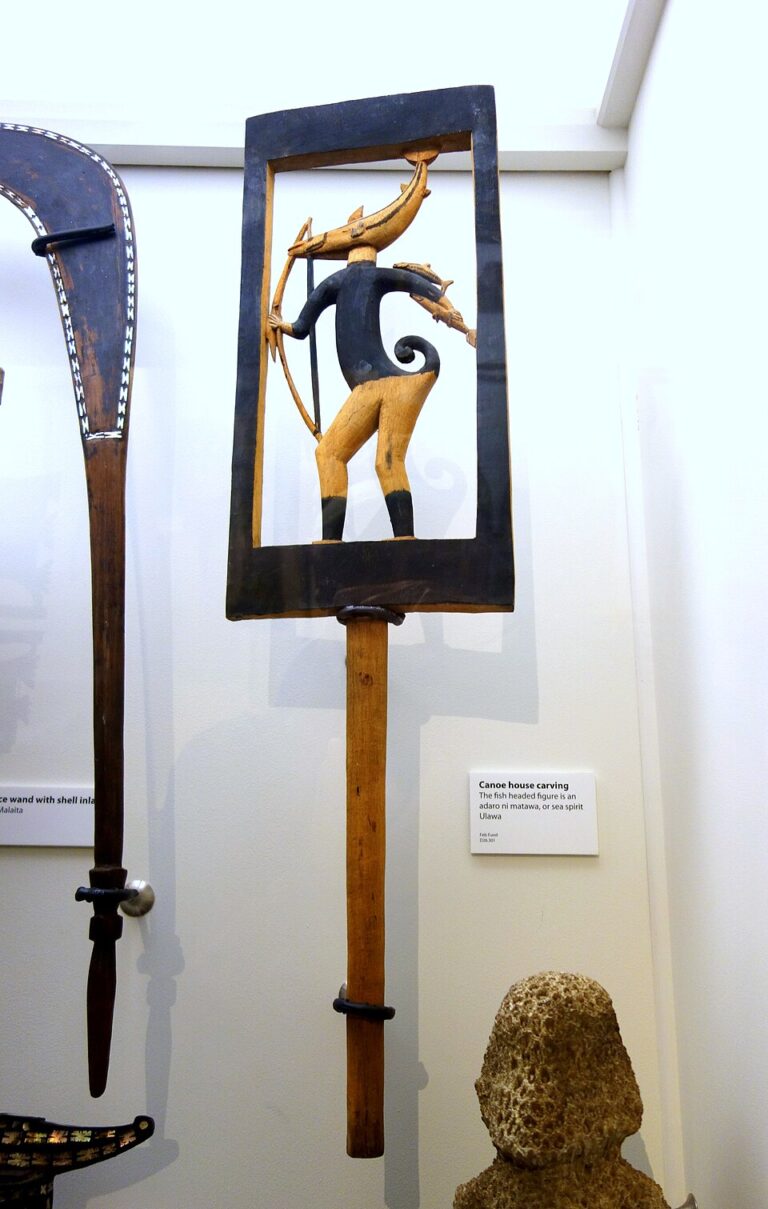 Solomon Islands sea-spirit carving