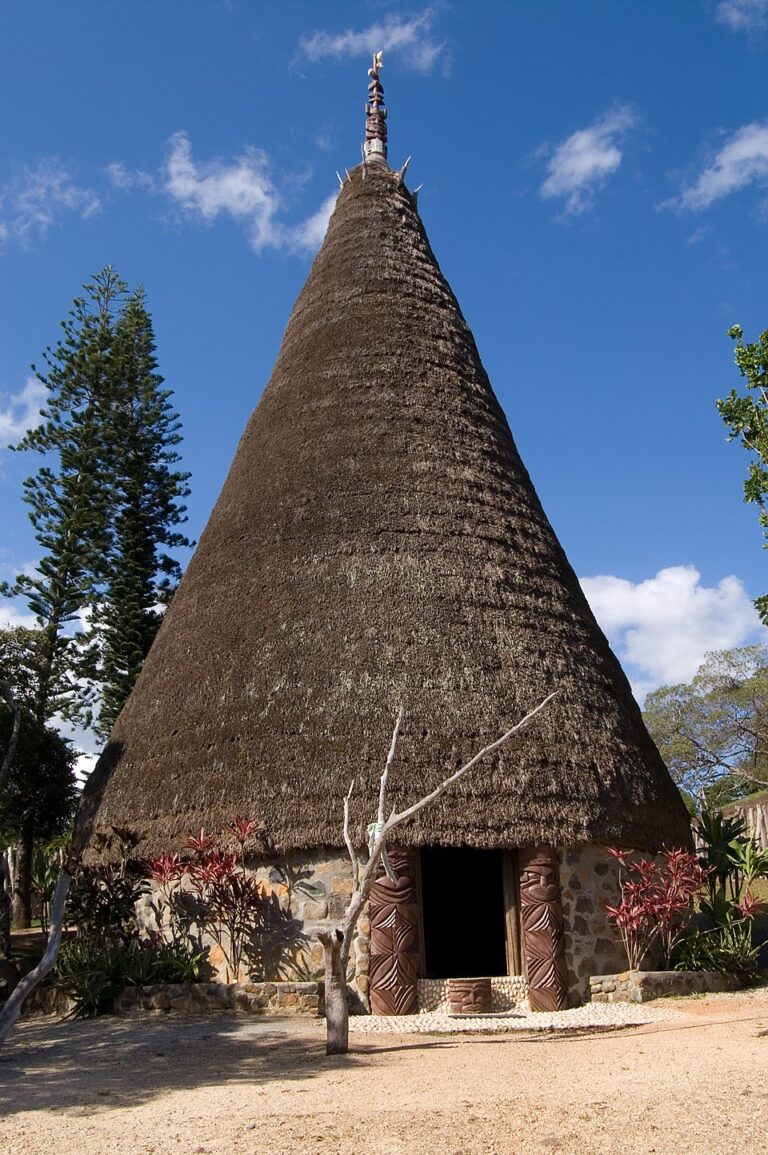 Kanak house in New Caledonia