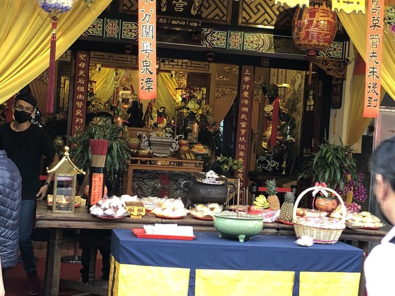 Mazu temple in Taipei