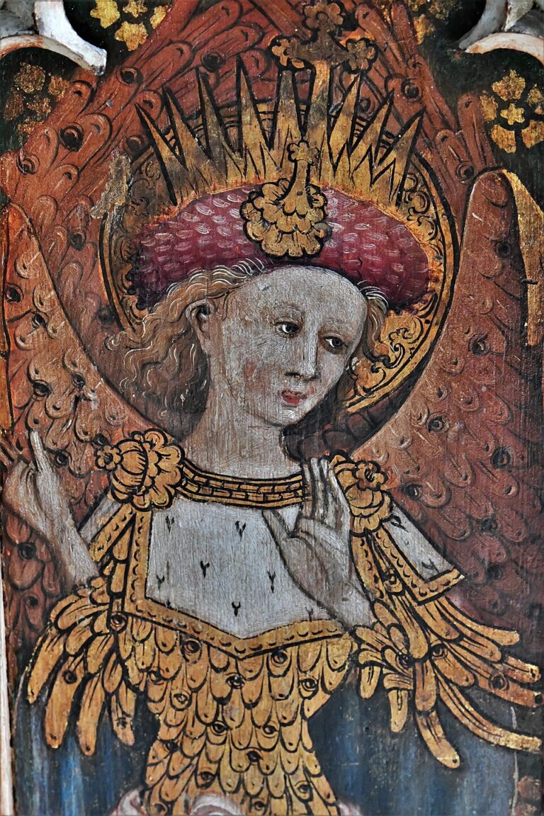 Cherubim on the Barton Turf rood screen