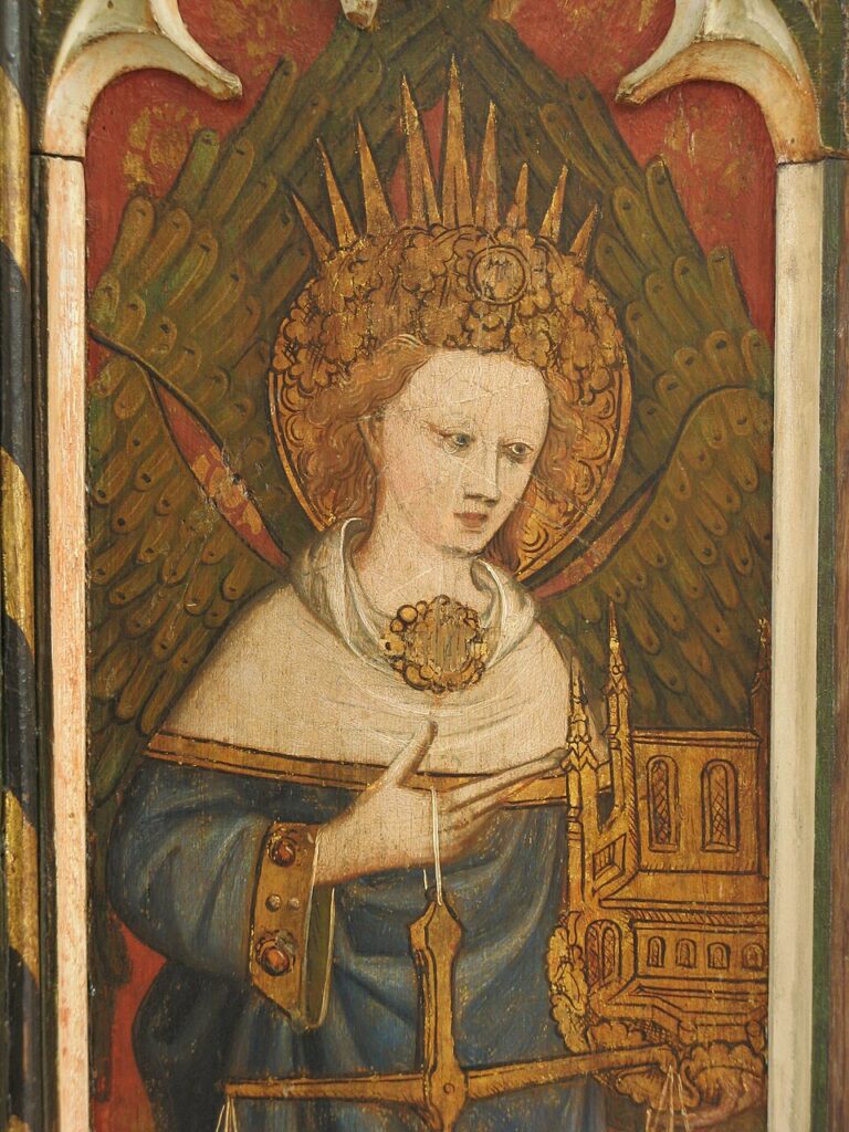 Close-up of a Thrones panel at Barton Turf