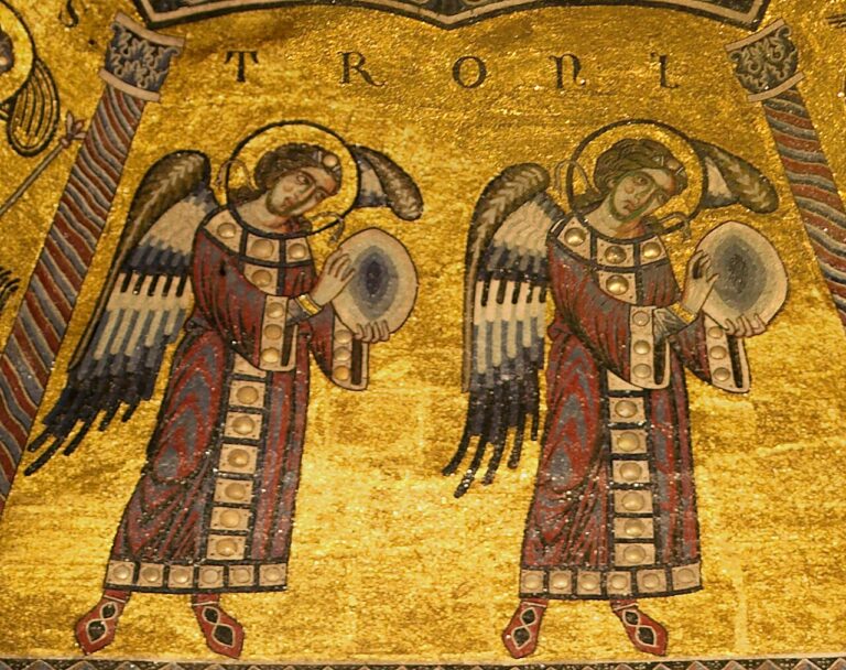 Florentine baptistery mosaic of the Thrones