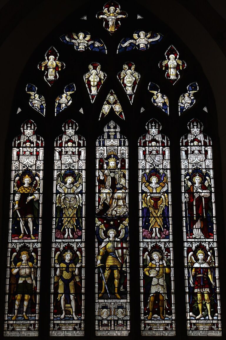 West window at Somerton