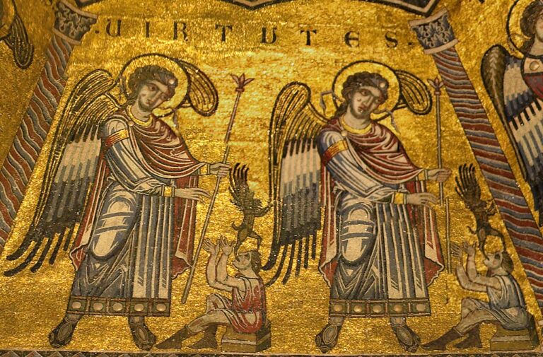 Florentine baptistery mosaic of the Virtues